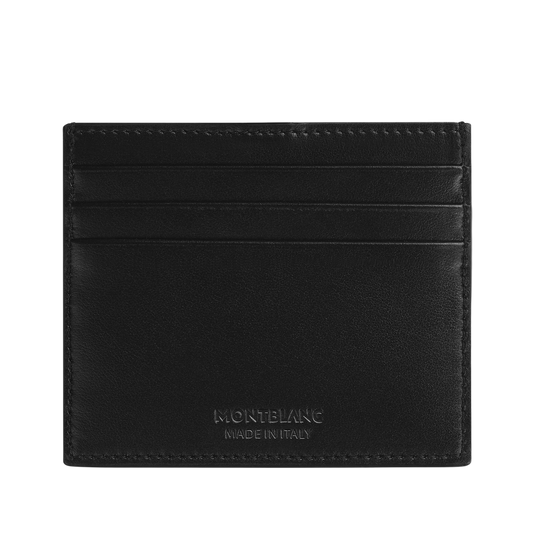 Back View of Montblanc Extreme 3.0 6CC Card Holder Black Leather