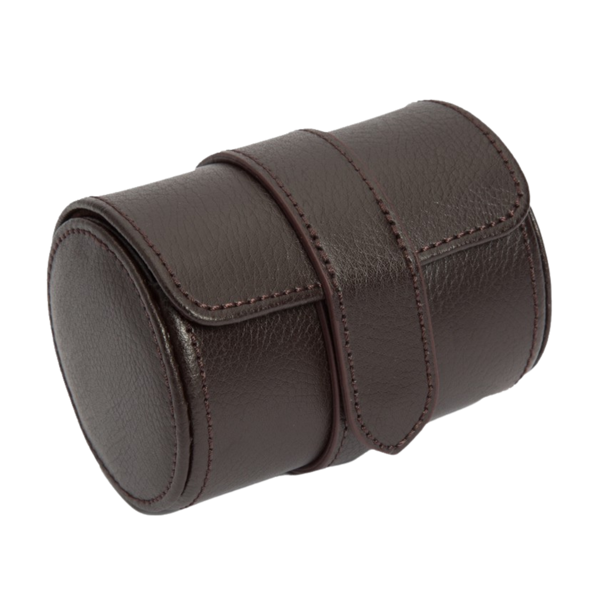 The WOLF 1834 Blake Single Watch Roll in Brown combines refined travel design with everyday practicality. Finished in premium vegan leather, its compact cylindrical shape delivers understated luxury while offering a secure, stylish way to carry a single automatic watch wherever you go.