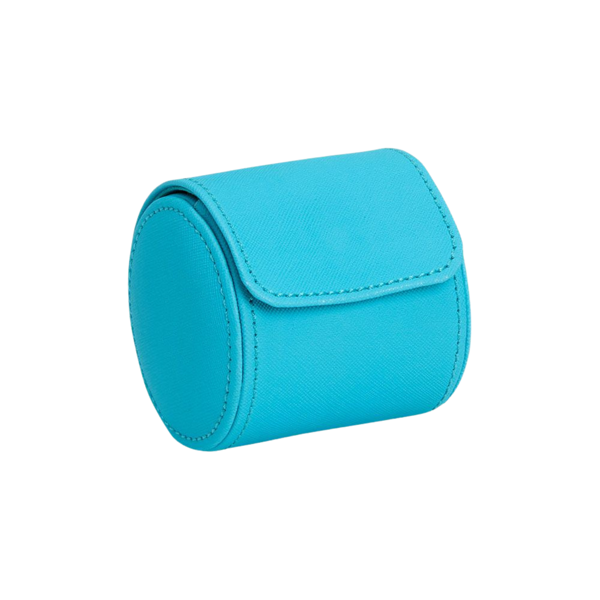 The WOLF 1834 Tutti Frutti Single Watch Roll in Turquoise delivers a fresh, modern approach to luxury watch storage.
Finished in vibrant vegan leather, it combines bold colour with a compact, travel-ready design.
A practical yet stylish solution for safely carrying a single automatic watch.