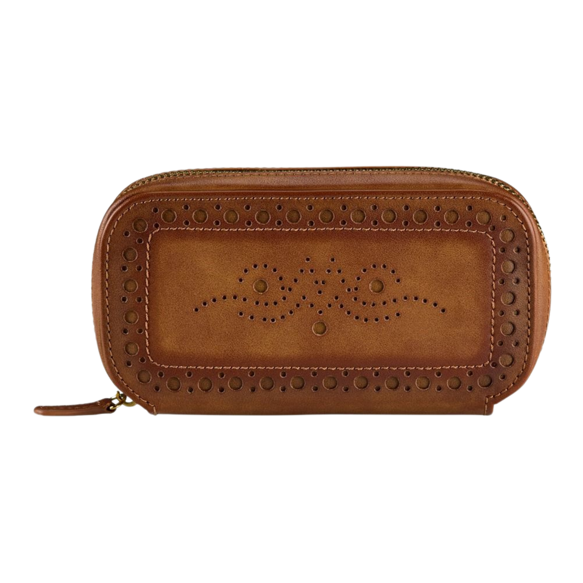 Whether carrying a dress watch, sports watch, or a combination of both, this zip case offers a simple and elegant storage solution.
The structured design helps protect valuable timepieces during travel while maintaining a sophisticated appearance that reflects WOLF's heritage of luxury watch accessories.
