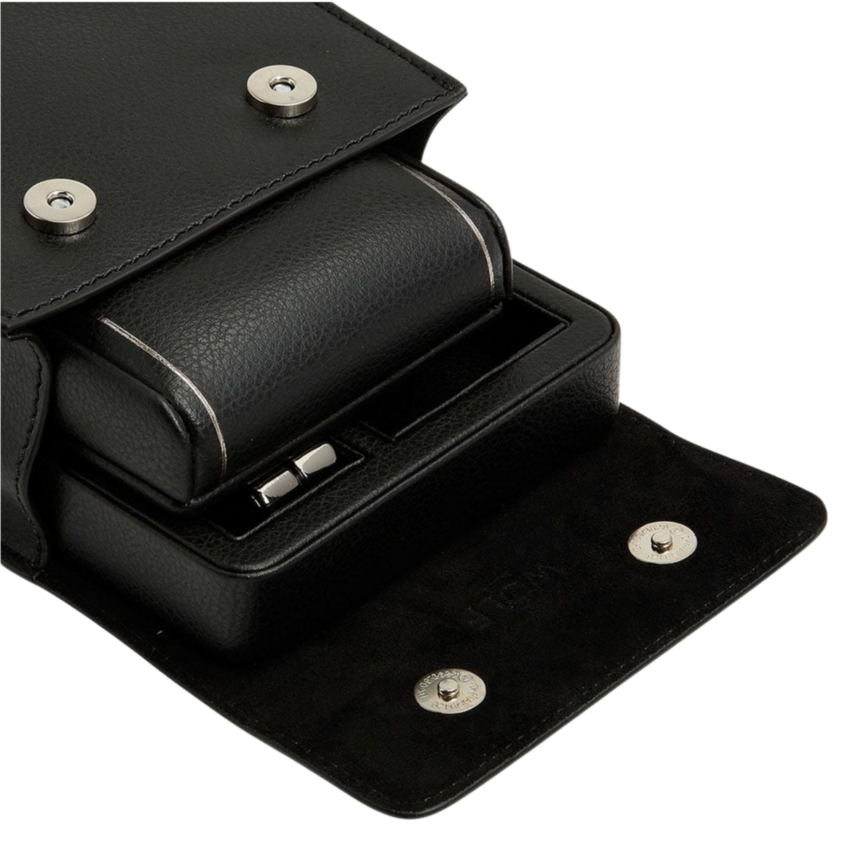 A soft padded cushion supports the watch securely while helping to protect it from scratches and unnecessary wear.
Whether displaying a dress watch or a larger sports model, the stand is designed to keep your timepiece elevated, accessible, and ready to wear.