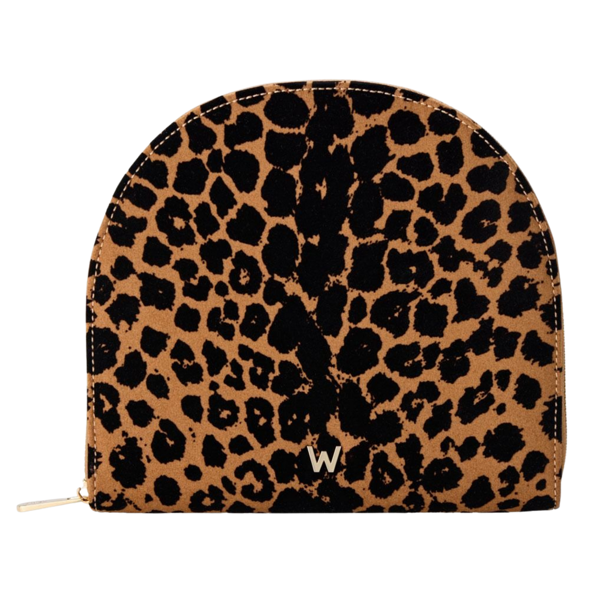 Crafted from recycled nubuck-finish material with a distinctive leopard print design, the Wolf Savanna Jewellery Portfolio combines sustainable craftsmanship with practical organisation, making it an ideal luxury travel accessory for jewellery lovers.