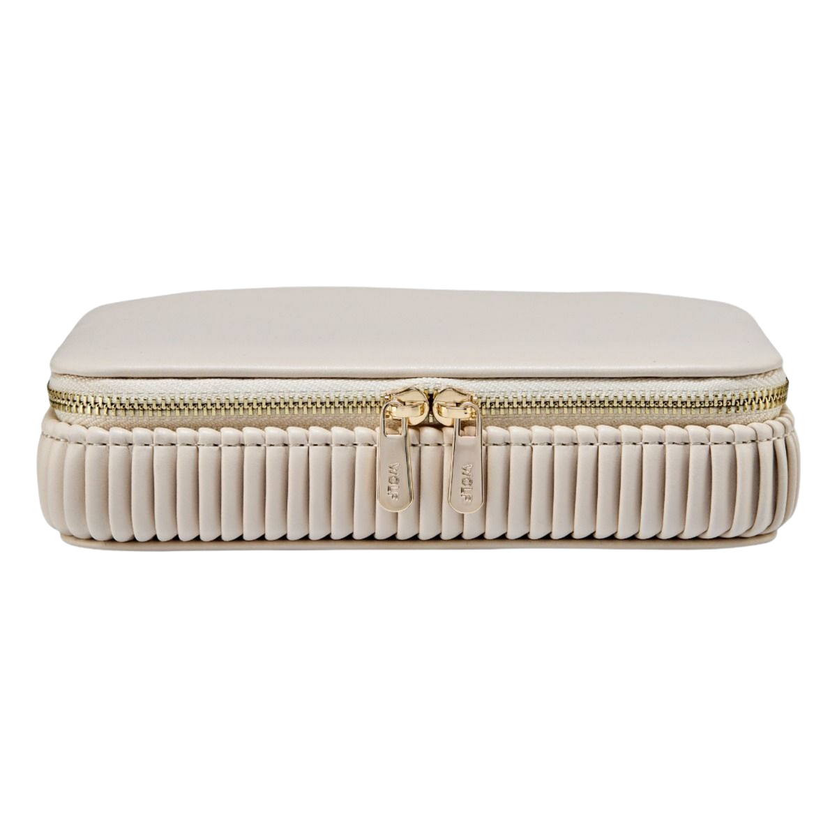 Designed for modern lifestyles, the Wolf Bella Zip Case in Bone offers stylish jewellery protection in a travel-friendly design, ensuring your favourite pieces remain secure, organised, and beautifully presented wherever you go.
