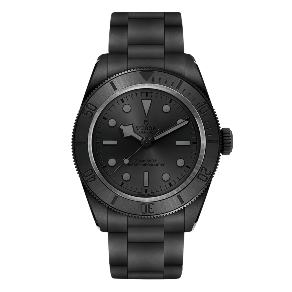 The TUDOR Black Bay Ceramic 41mm combines a matt black ceramic case and bracelet with a clean charcoal dial, creating a bold, modern watch that's built to be worn every day.