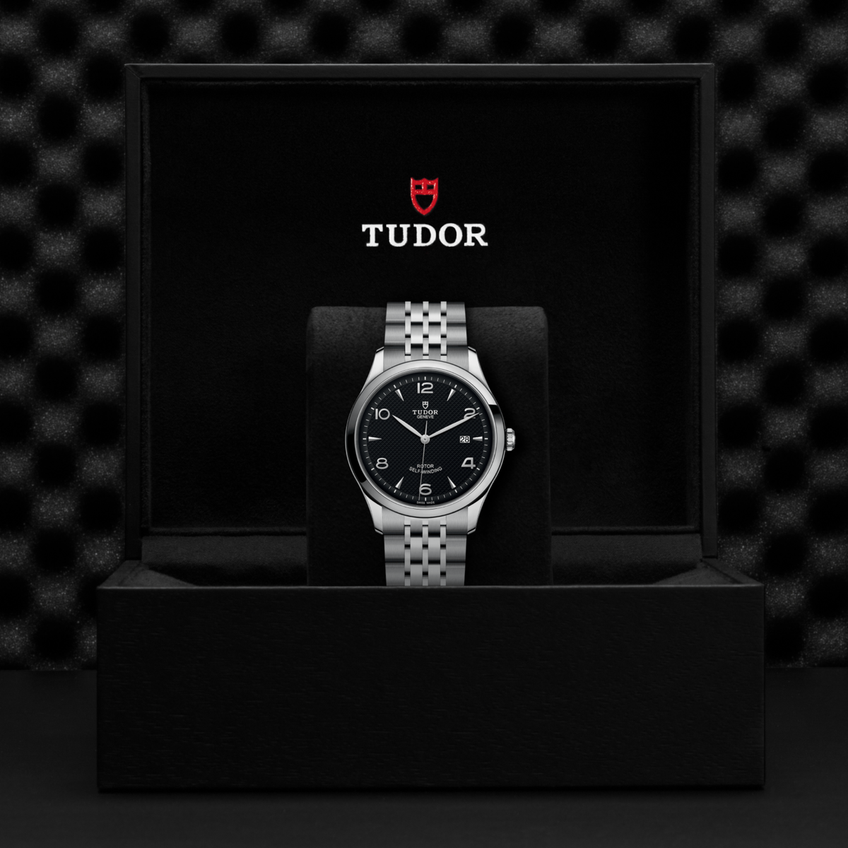 detailed view of the refined dial layout emphasising clean lines and timeless dress-watch styling