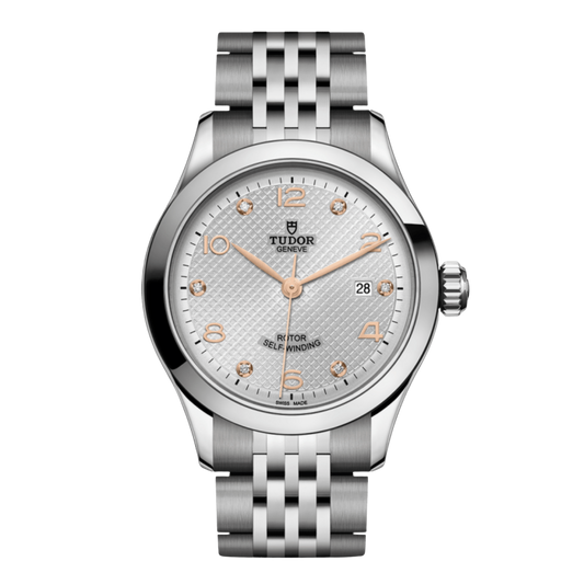 The Tudor 1926 28mm Silver Diamond Dial Automatic Watch is a graceful interpretation of traditional watch.
