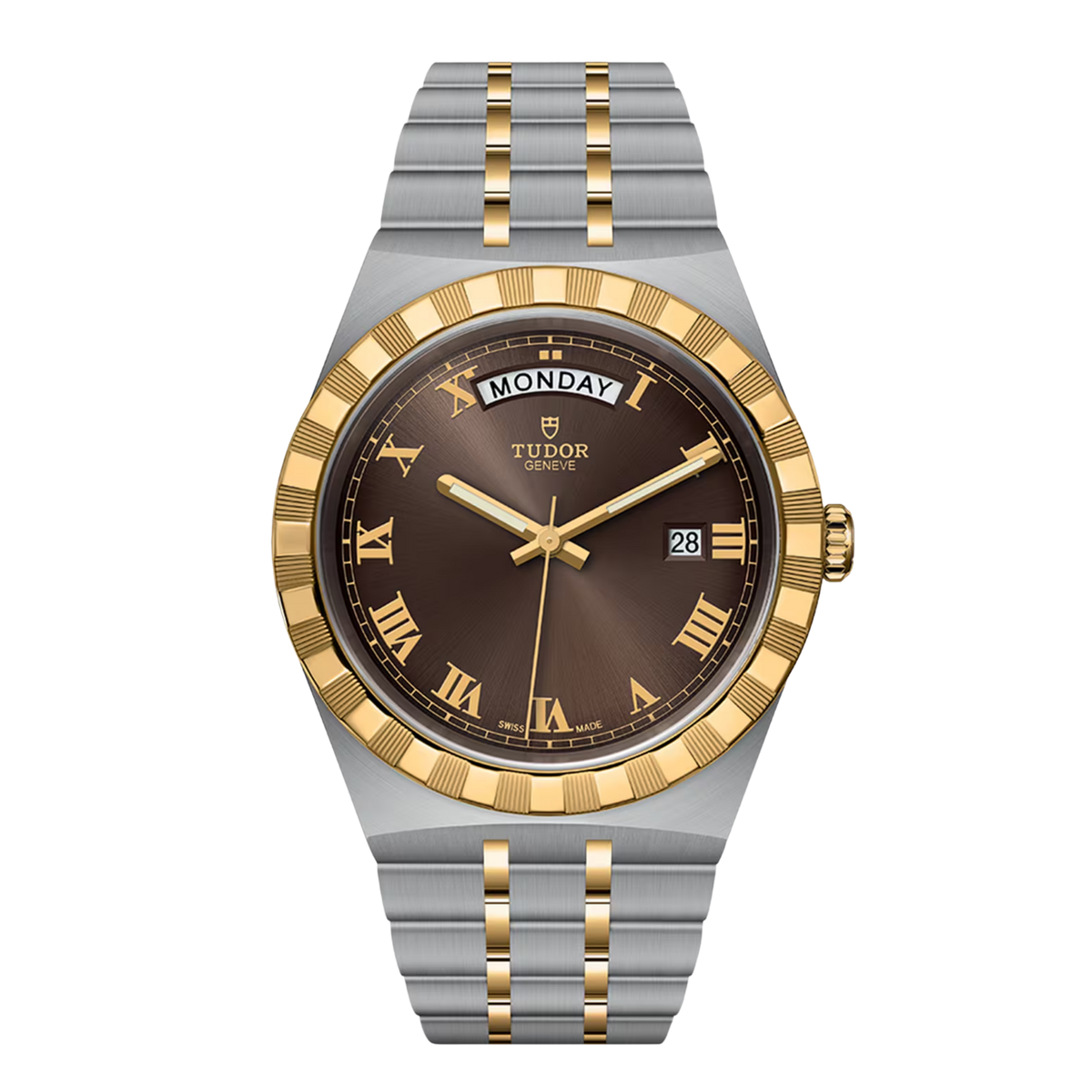 Tudor Royal Day-Date 41mm Chocolate Brown Dial Watch