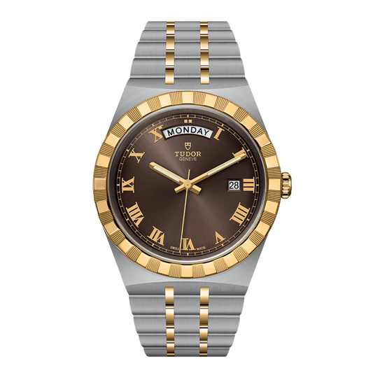 Tudor Royal Day-Date 41mm Chocolate Brown Dial Watch