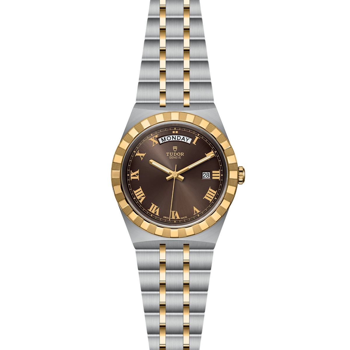 Tudor Royal Day-Date 41mm Chocolate Brown Dial Watch