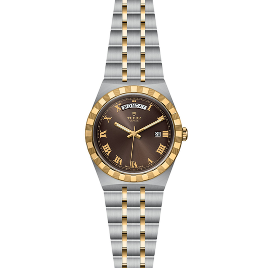 Tudor Royal Day-Date 41mm Chocolate Brown Dial Watch