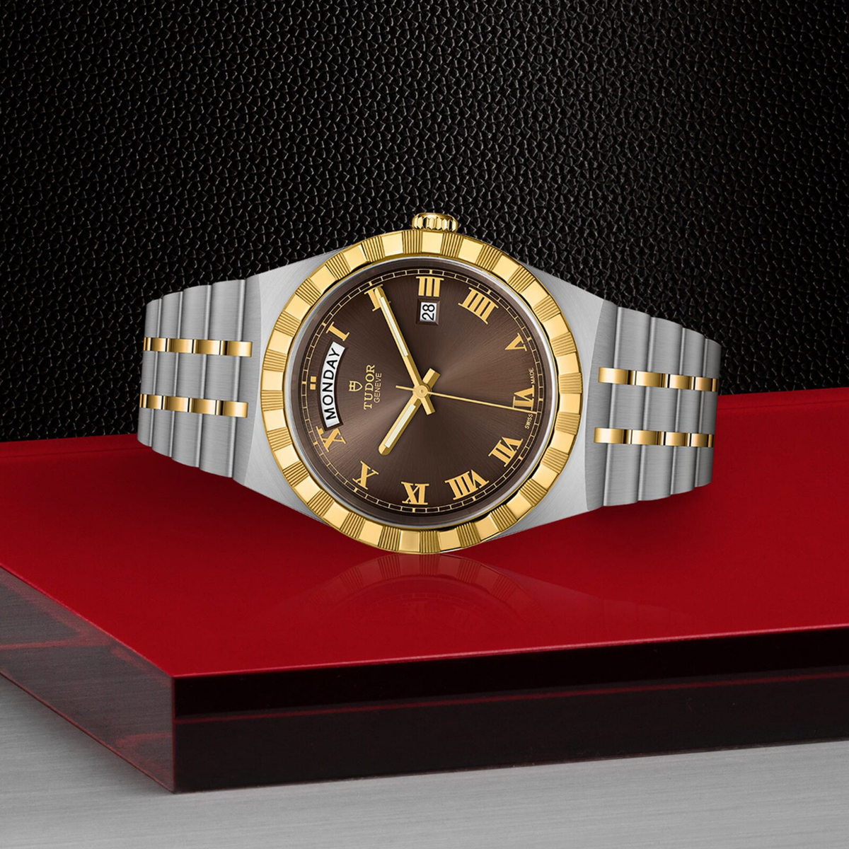 Tudor Royal Day-Date 41mm Chocolate Brown Dial Watch