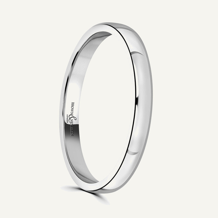 Gents Modern Court Wedding Ring
