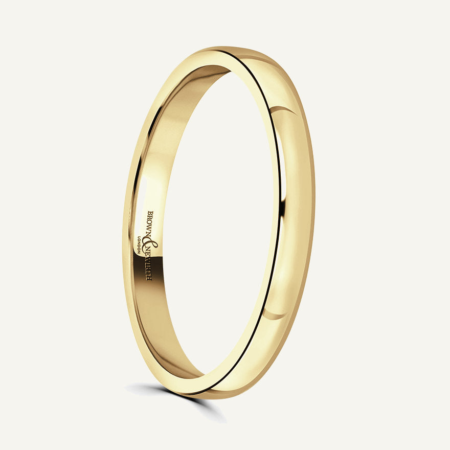 Gents Modern Court Wedding Ring
