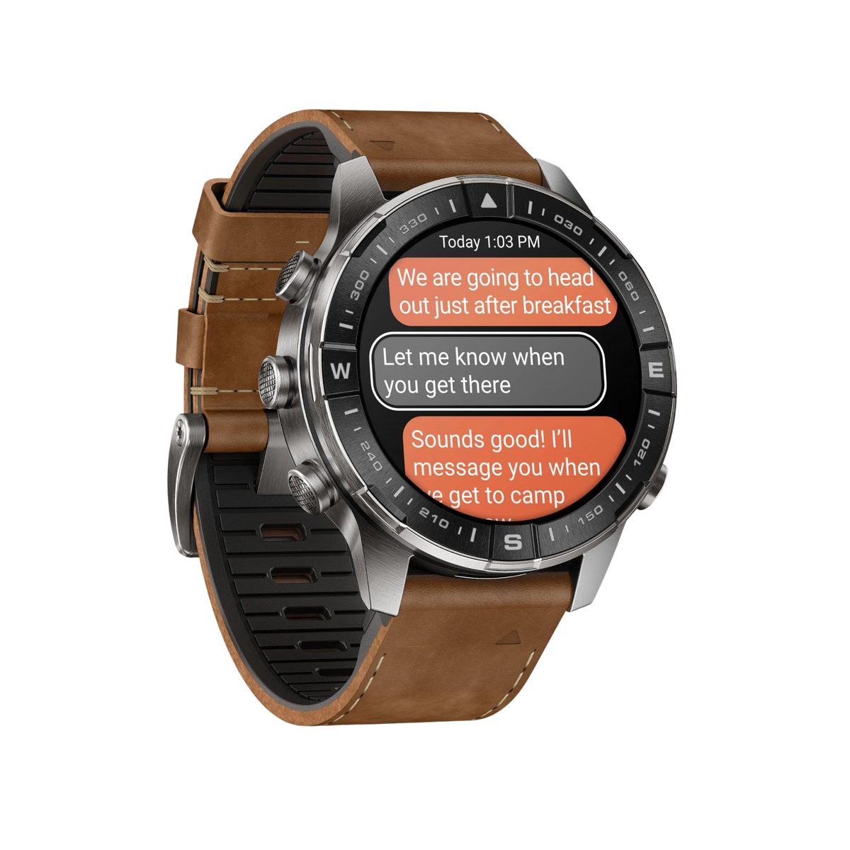 Offering up to 18 days of battery life in smartwatch mode, the MARQ Adventurer Gen 3 also provides comprehensive health, fitness and activity tracking, a built-in LED flashlight and 100-metre water resistance