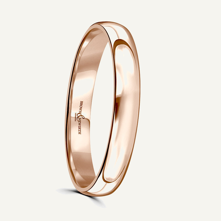 Ladies Classic Court Wedding Ring