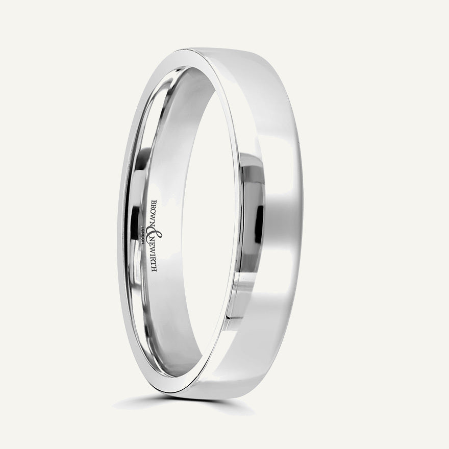 Gents Modern Court Wedding Ring