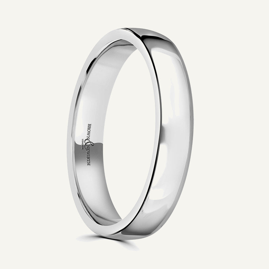Gents Modern Court Wedding Ring