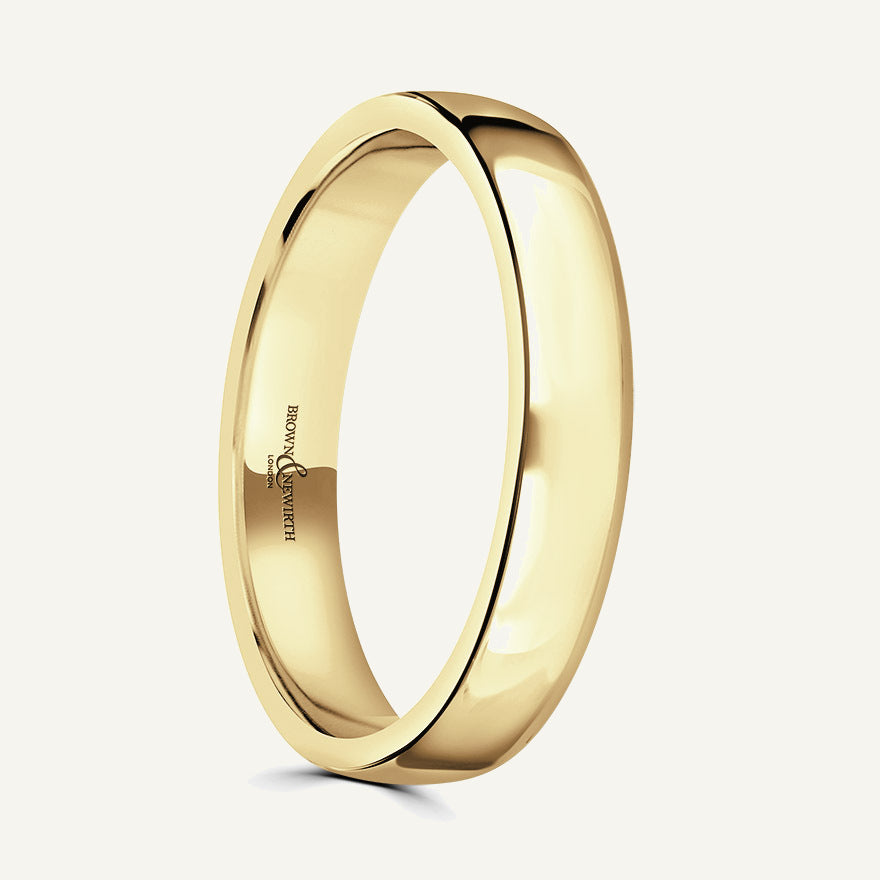 Gents Modern Court Wedding Ring