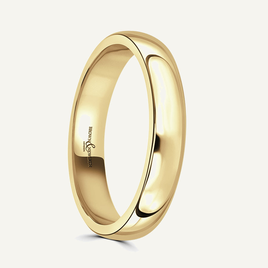Ladies Classic Court Wedding Ring