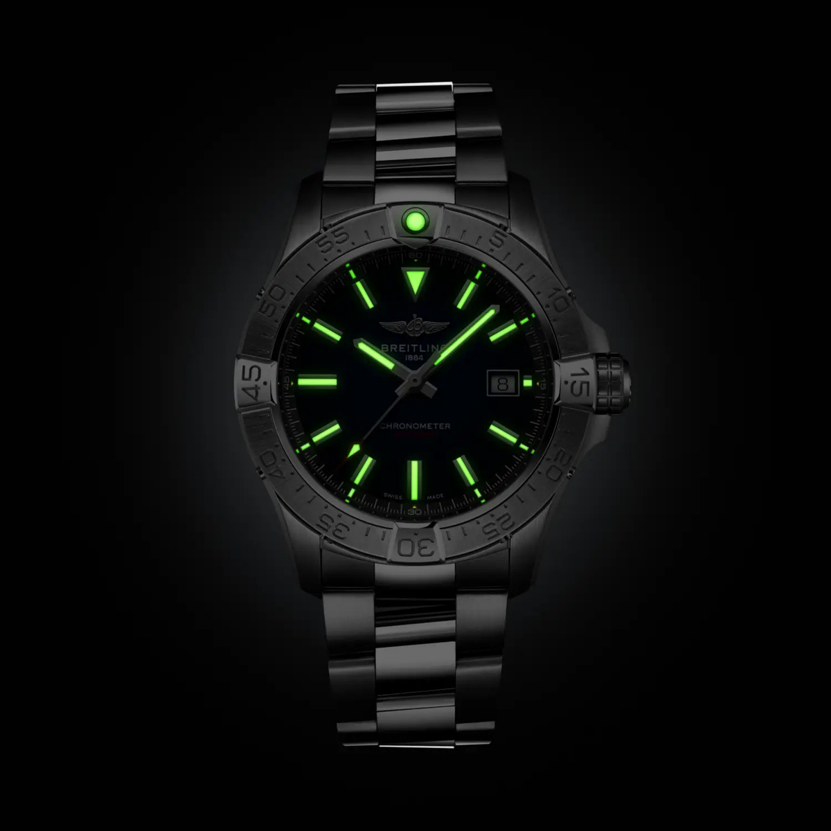Breitling Avenger Automatic 42 Wings Green Dial Watch