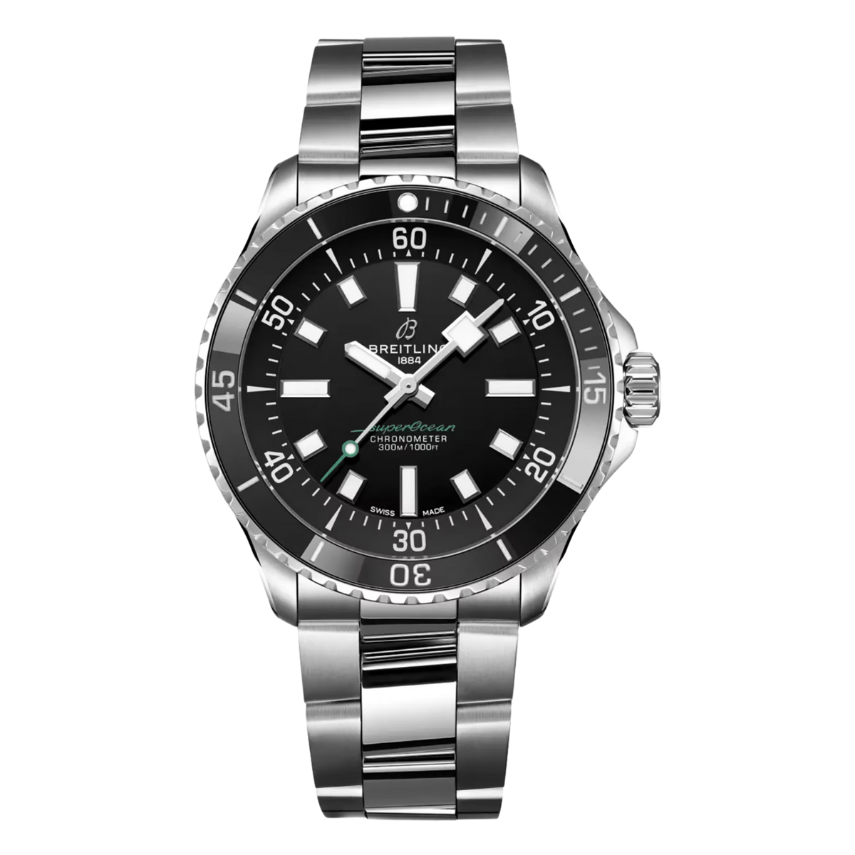 Breitling Superocean Automatic 42mm UK Limited Edition Black Dial Watch