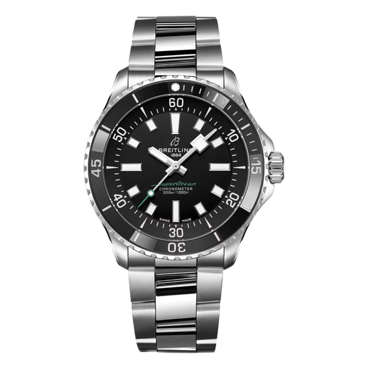 Breitling Superocean Automatic 42mm UK Limited Edition Black Dial Watch