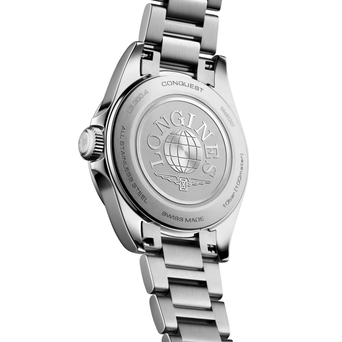 The design is completed with a stainless steel bracelet featuring a secure folding clasp, offering a comfortable and secure fit on the wrist. Its 30mm proportions make it subtle, elegant, and easy to wear across different styles and occasions.