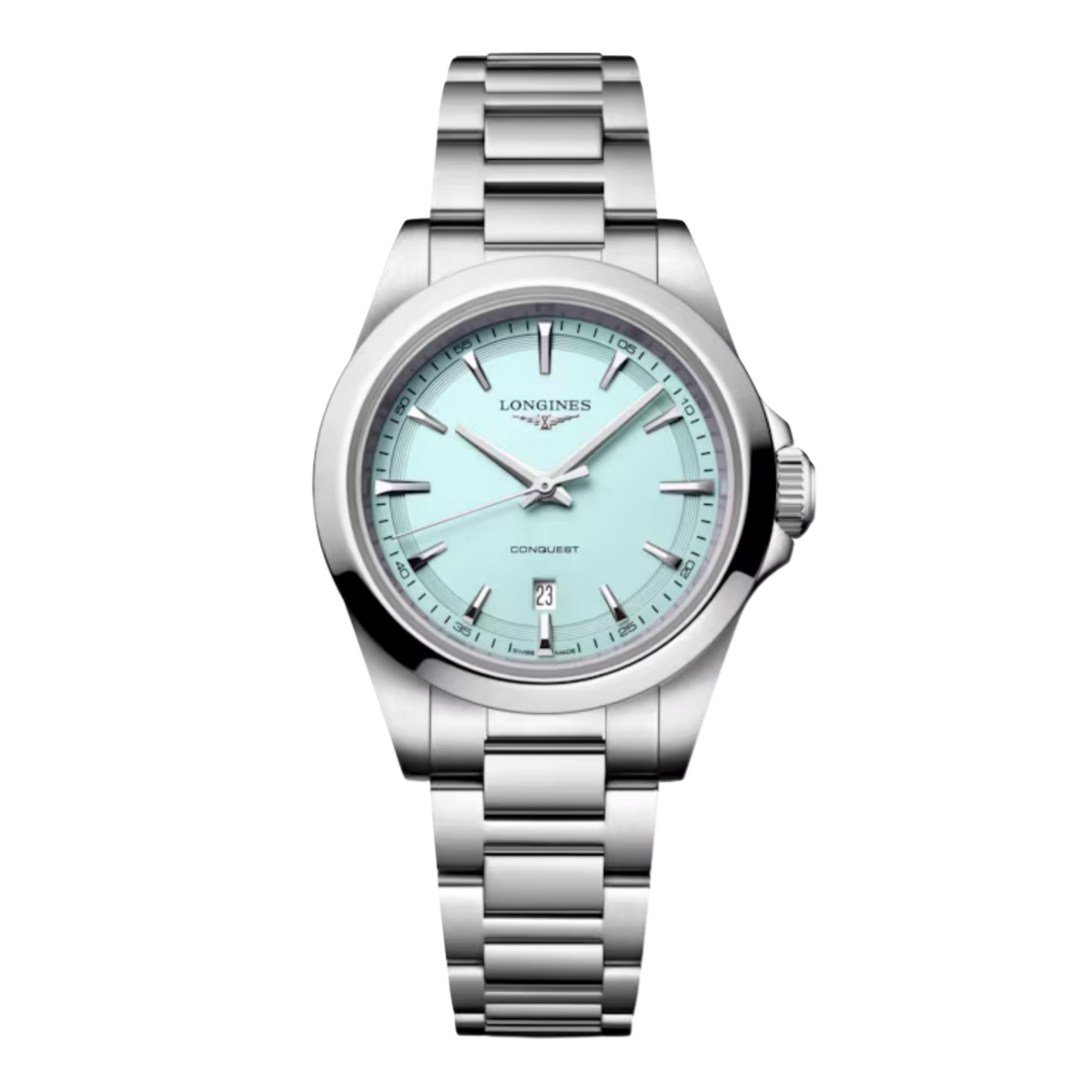 Swiss-made with a reliable quartz movement, this 30mm watch offers precision, durability, and timeless appeal.
