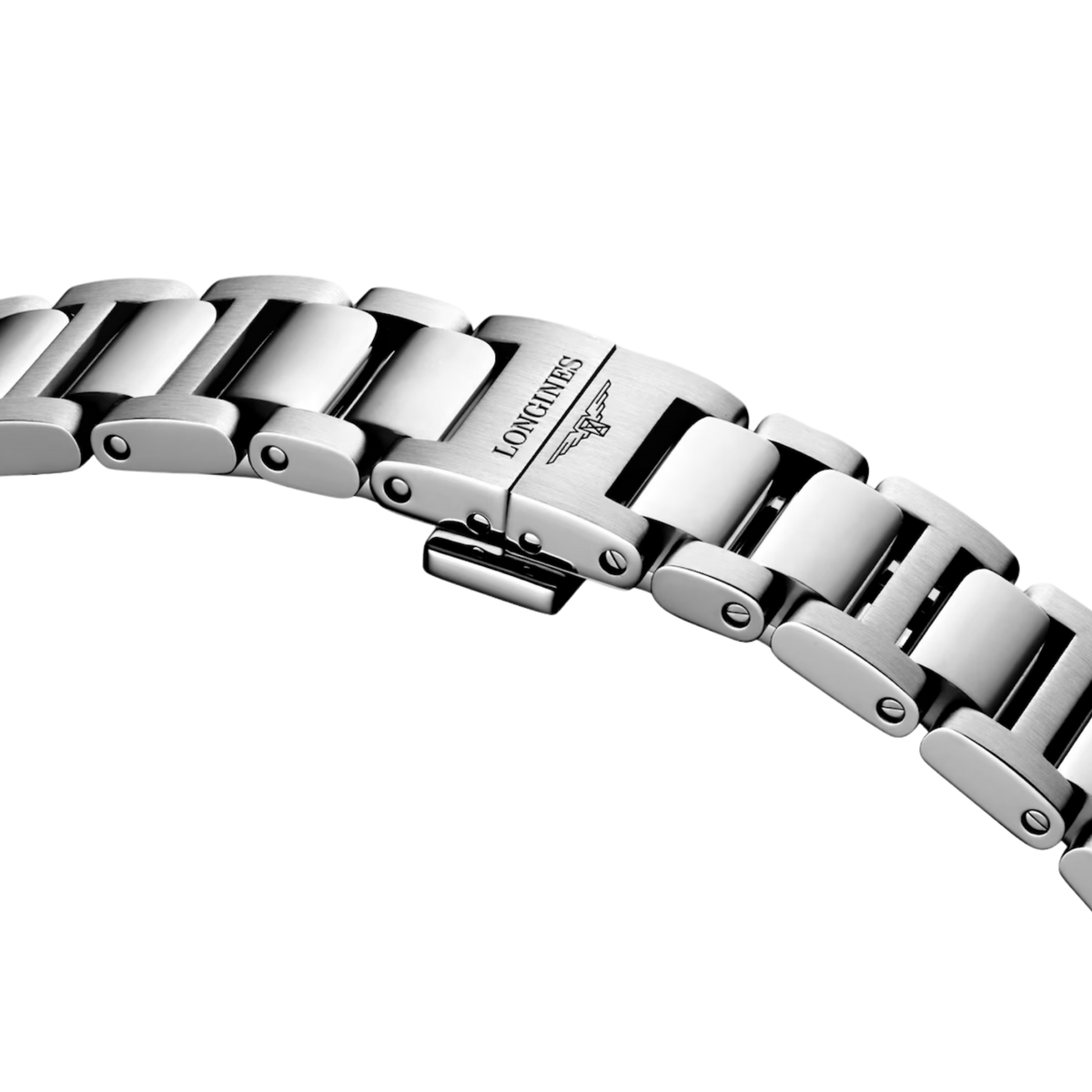 Refined and easy to wear, the Longines Conquest blends contemporary styling with trusted Swiss craftsmanship, finished with a striking lavender sandblasted dial and stainless steel bracelet.