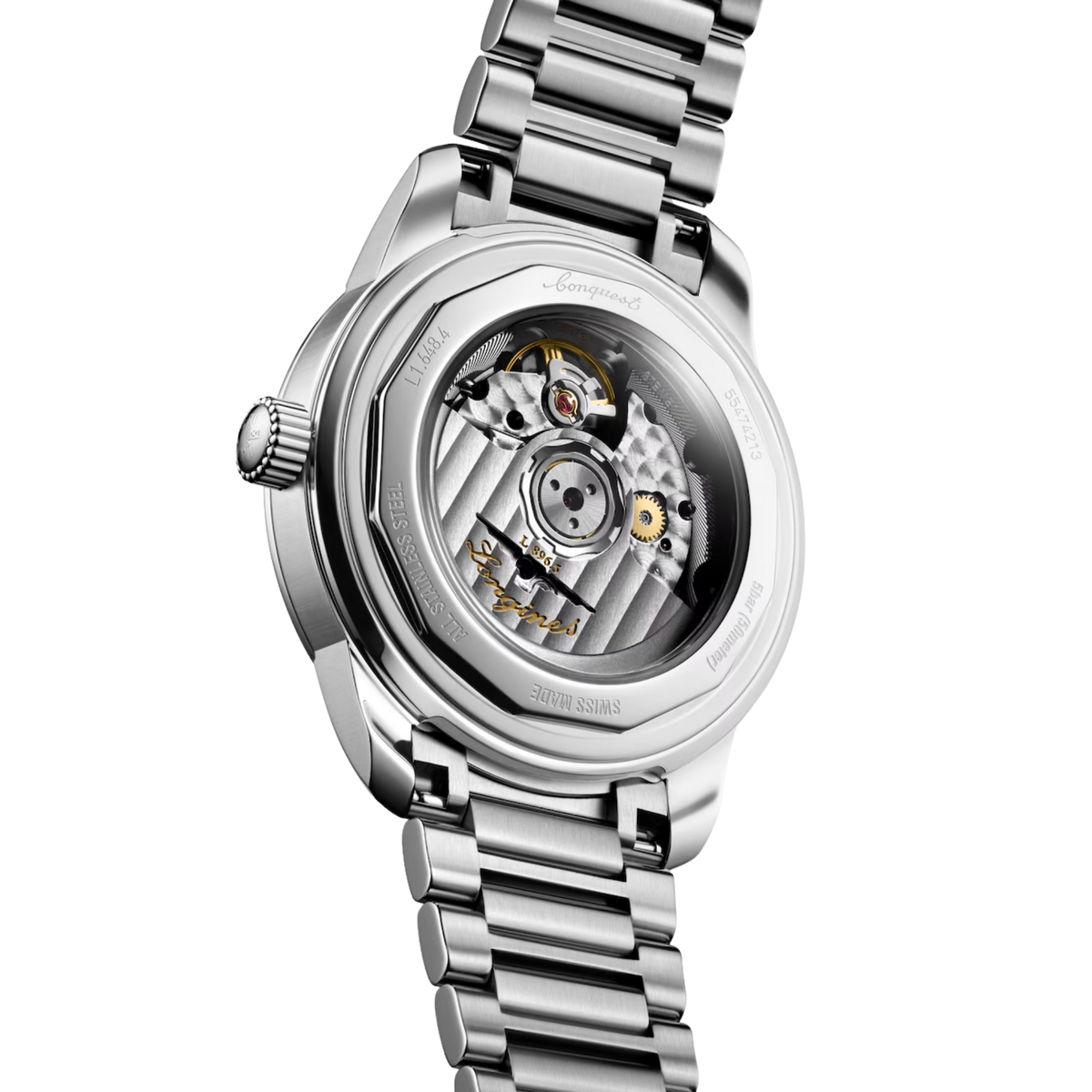 Elegant and versatile, the Longines Conquest Heritage 38mm features a stainless steel case, blue dial and classic design that's made to stand the test of time.