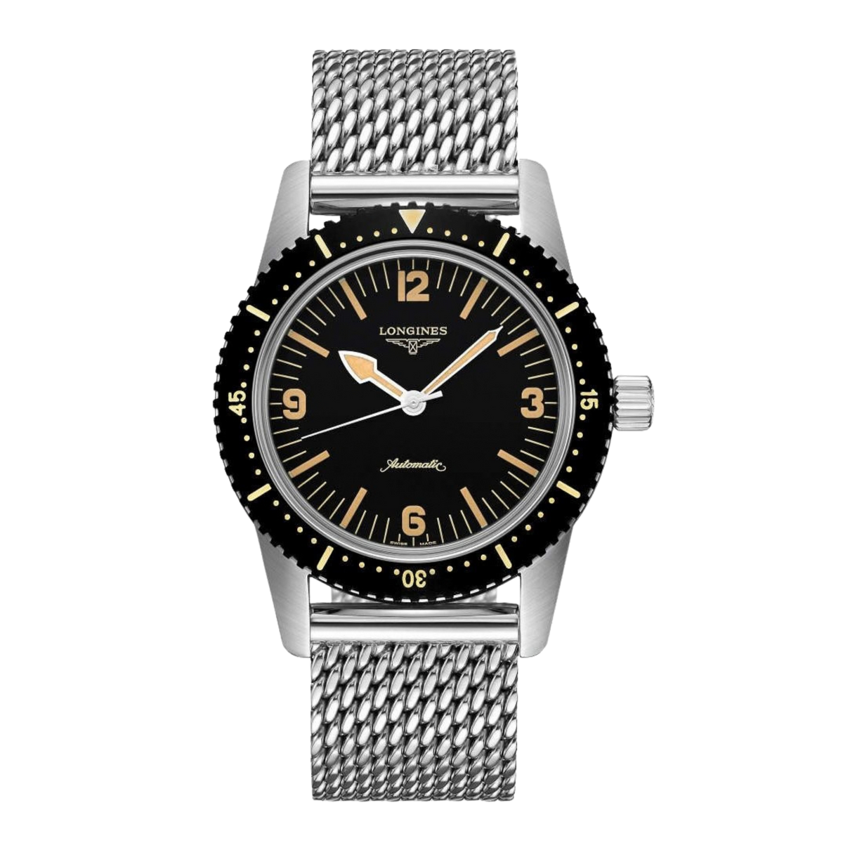 Longines Heritage Skin Diver 42mm Black Dial Automatic Watch