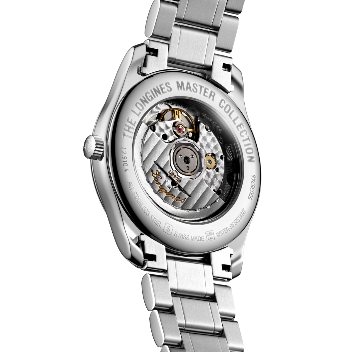 Longines Master Collection Swiss automatic men’s watch with silver dial, sapphire crystal and steel bracelet