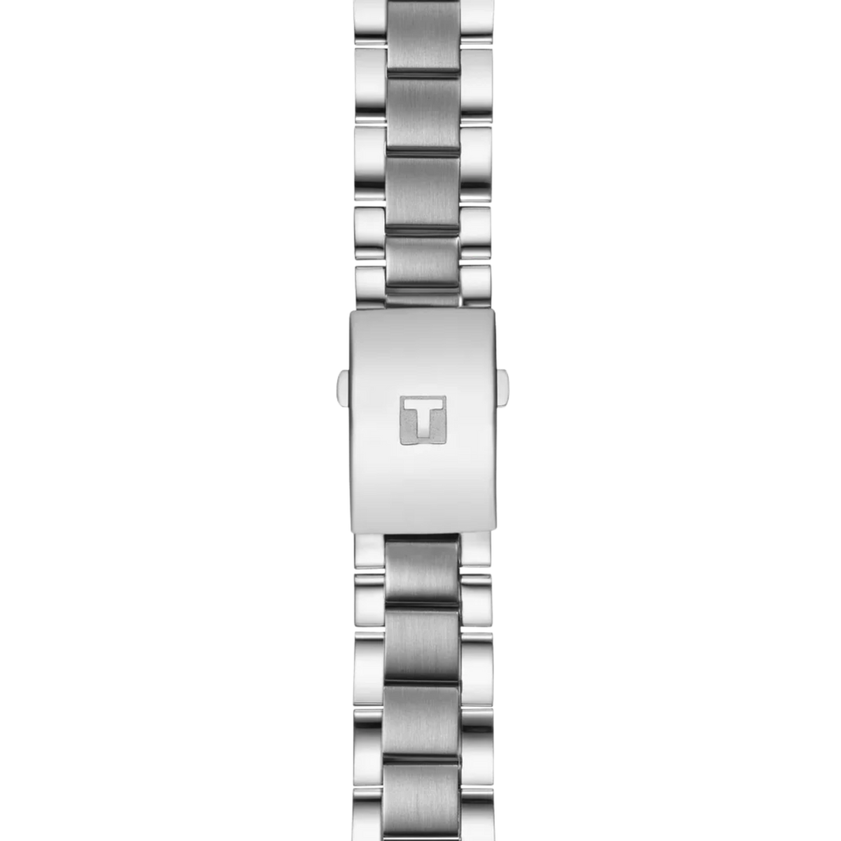 side profile image highlighting the polished stainless steel case, chronograph pushers, textured crown detailing, and balanced case proportions for comfortable wear