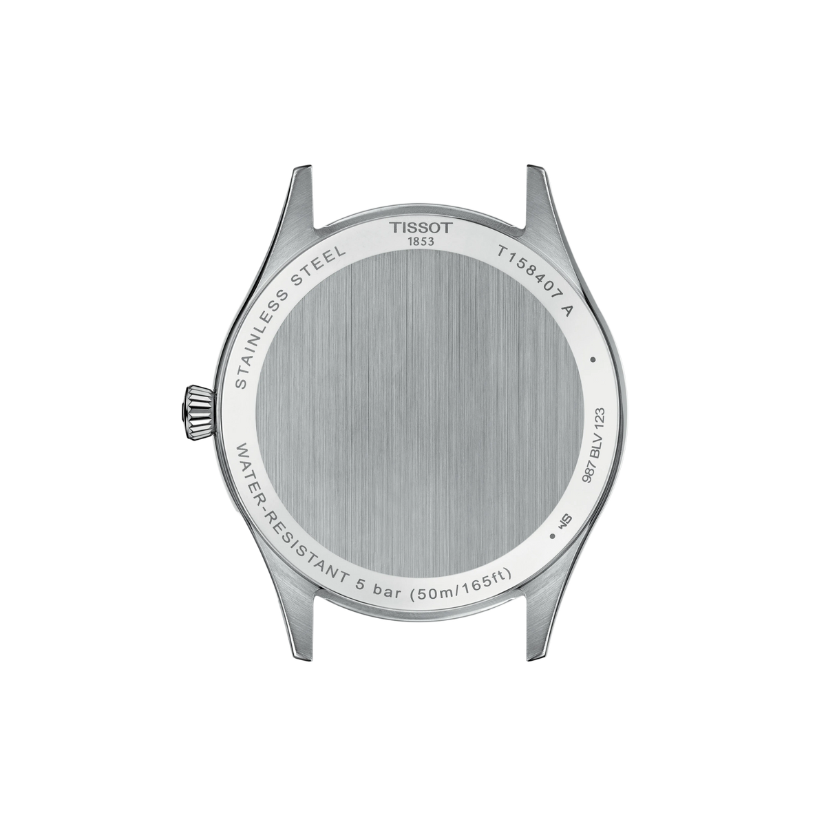 caseback image displaying the automatic movement housing and stainless steel construction, engineered for dependable performance and long-lasting comfort