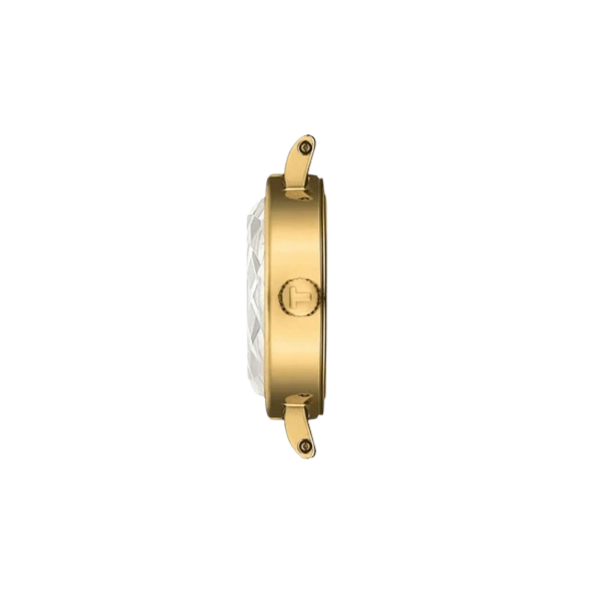A scratch-resistant faceted sapphire crystal adds distinctive brilliance while protecting the display, while the coordinating red leather strap enhances the watch's refined and contemporary appeal.