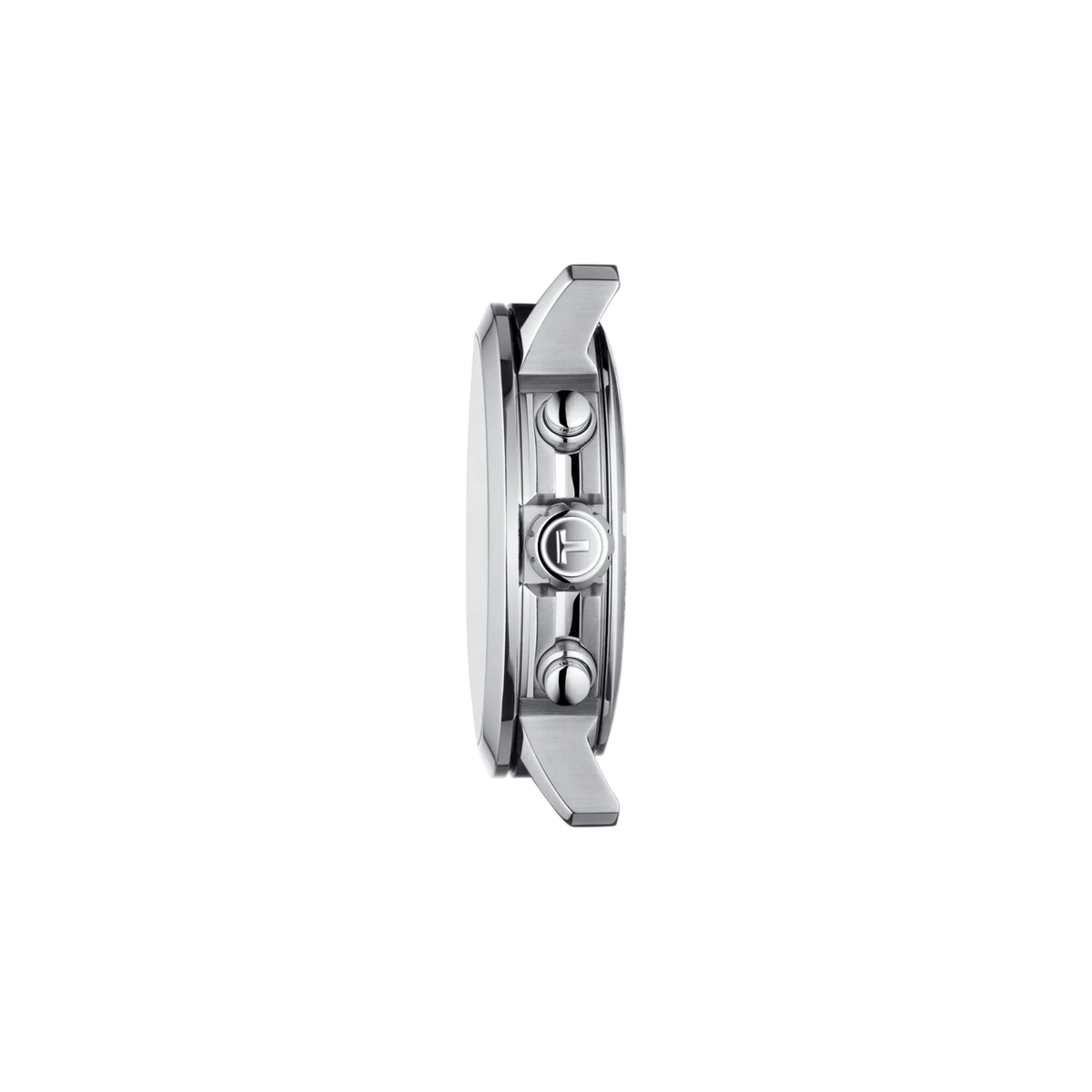 the watch worn on the wrist, showcasing the substantial stainless steel case, multi-function chronograph display, and striking yellow detailing designed for sporty everyday wear