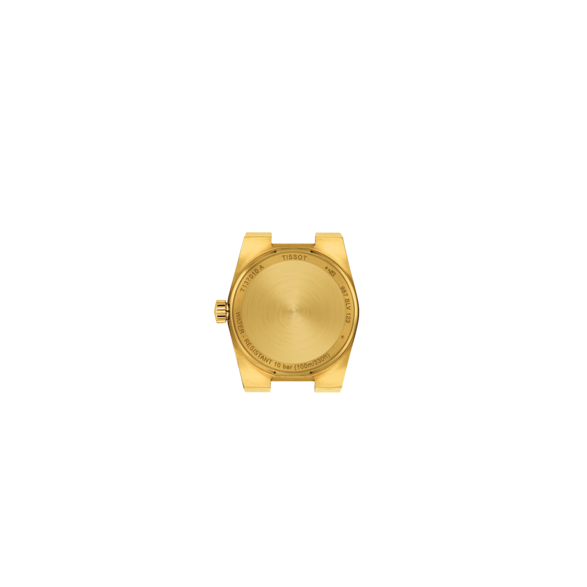 Tissot PRX 25mm Champagne Dial Watch Case Back