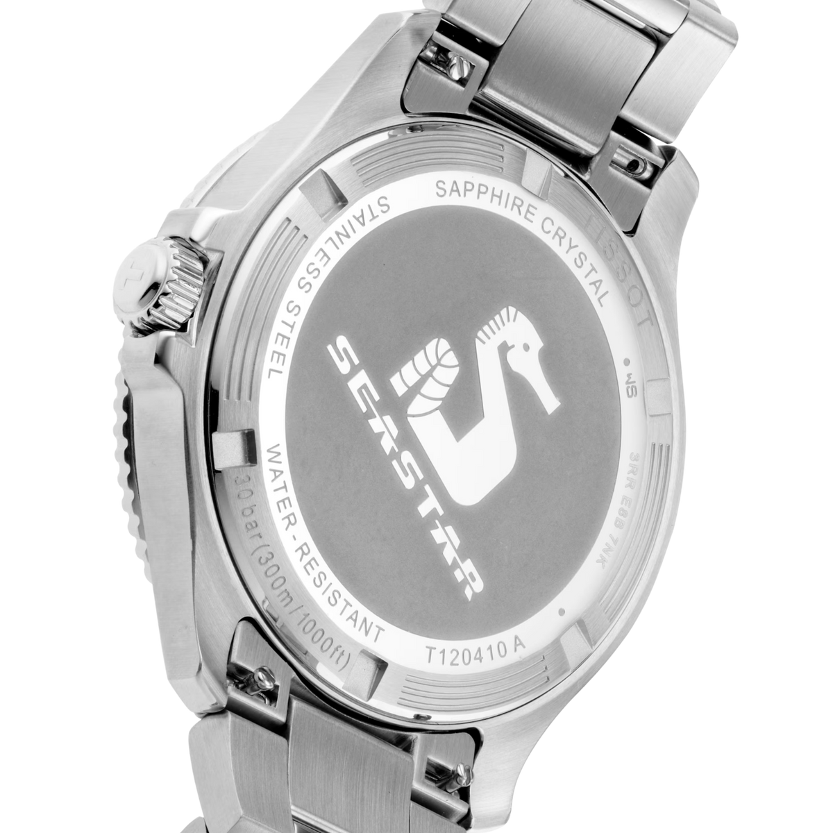 Powered by a precise Swiss quartz movement with a practical date function, the Seastar 1000 is engineered for reliable everyday performance.
