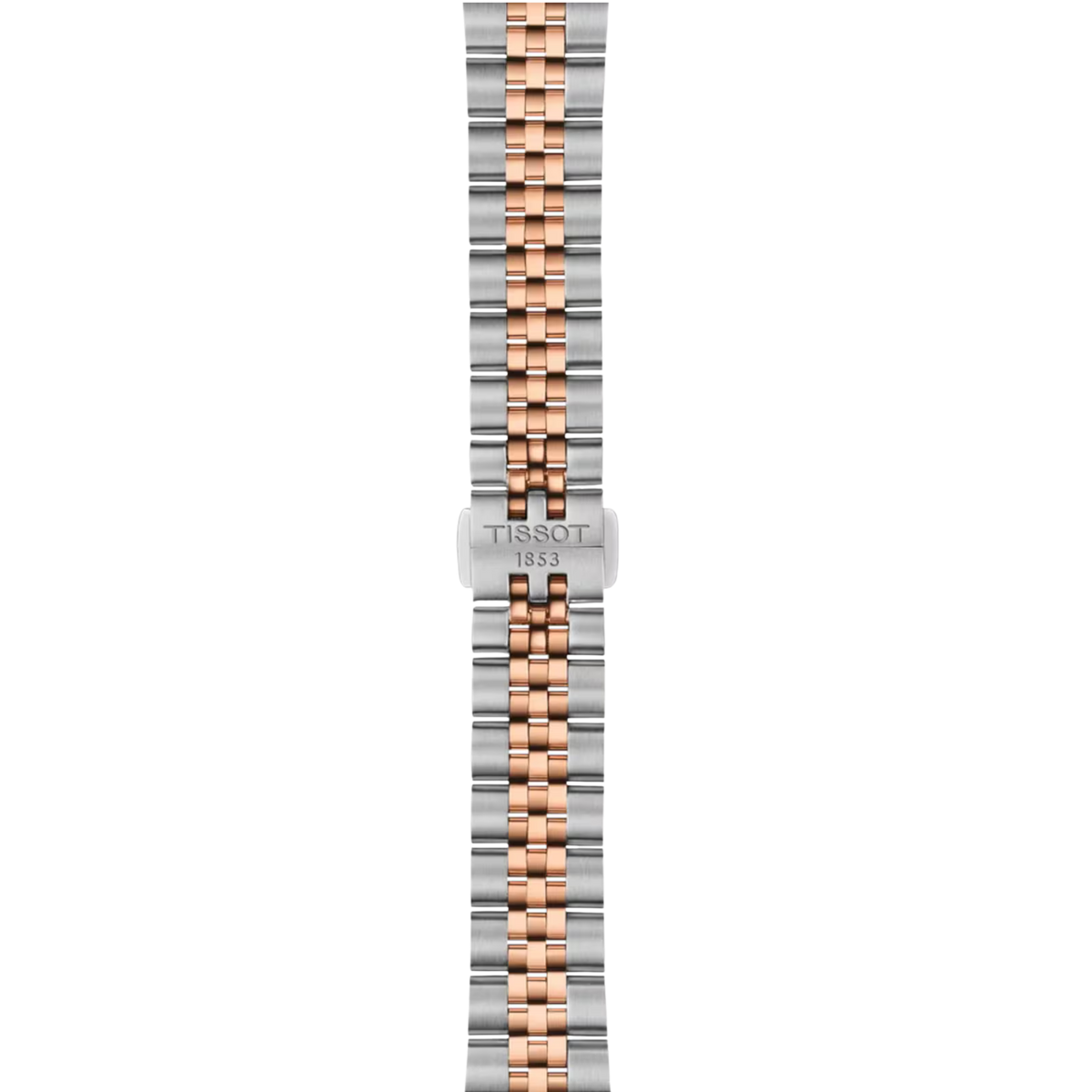 Tissot Ballade 34mm Stainless Steel and Rose Gold PVD Silver Dial Watch