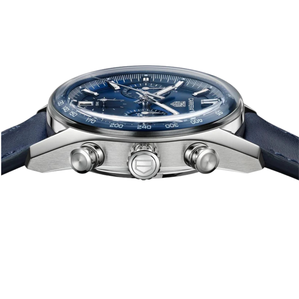 Powered by the in-house Calibre TH20-00 automatic movement, this chronograph delivers outstanding reliability with an 80-hour power reserve and an improved bidirectional winding system.