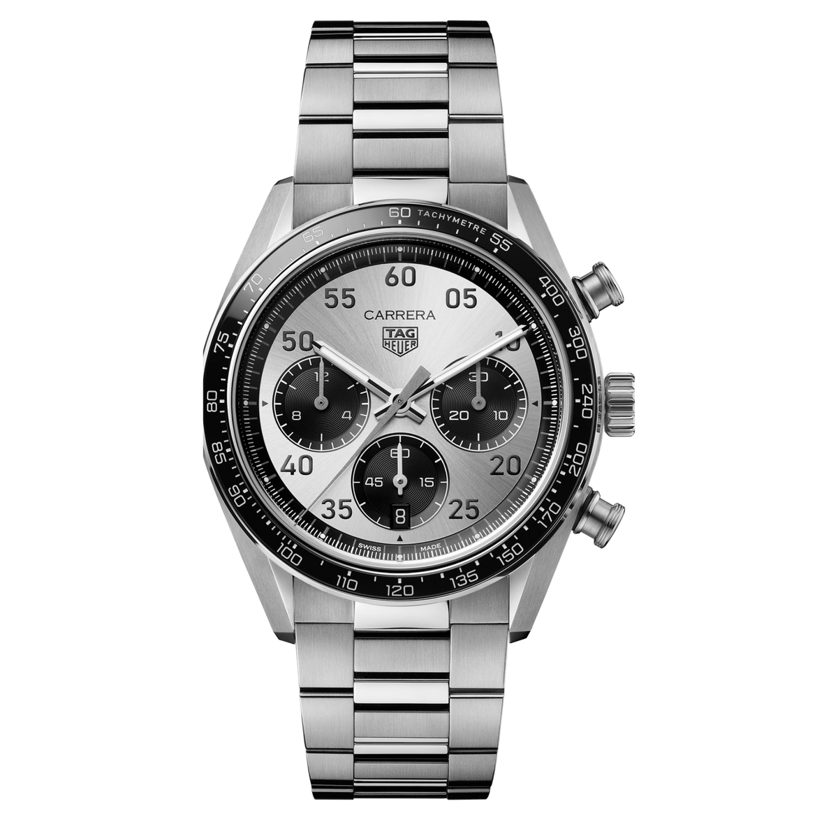 TAG Heuer Carrera Chronograph Sport 42mm Silver Dial Watch