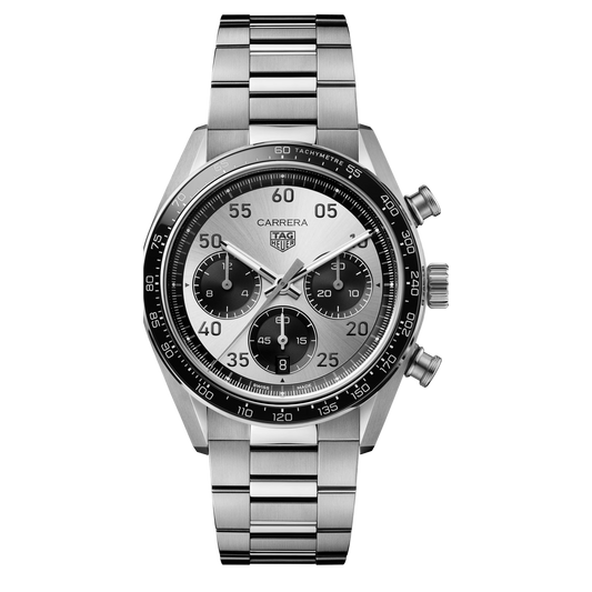 TAG Heuer Carrera Chronograph Sport 42mm Silver Dial Watch
