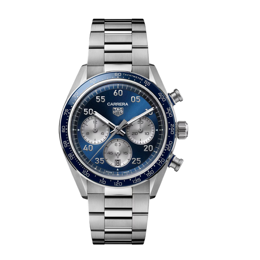 TAG Heuer Carrera Chronograph Sport 42mm Blue Dial Watch