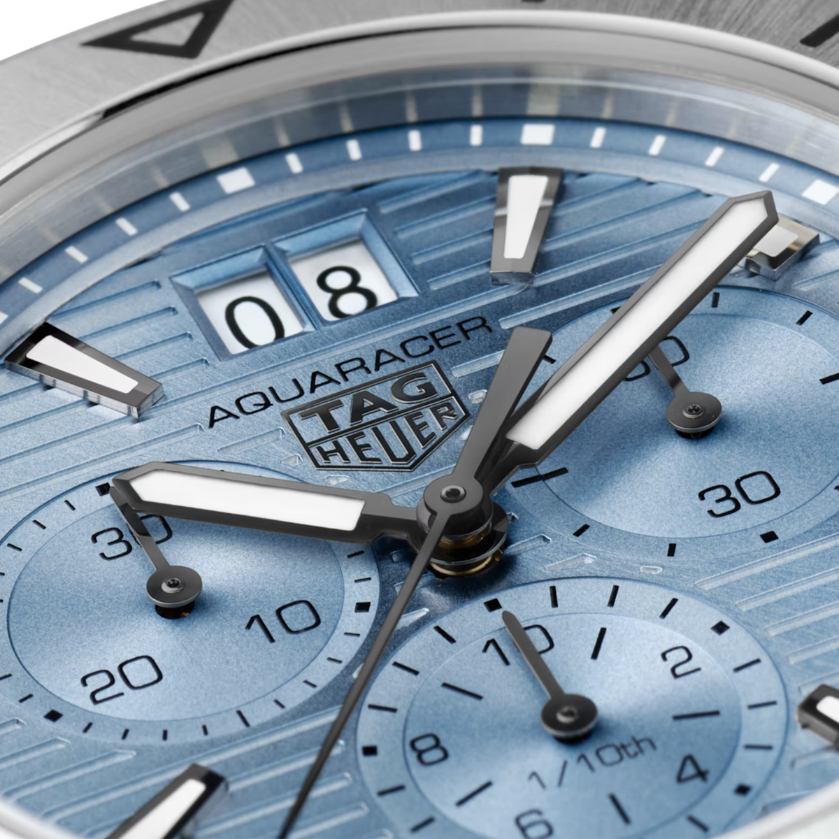 TAG Heuer Aquaracer Professional 200 Date 40mm Light Blue Dial Watch