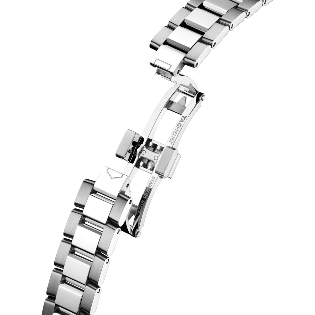TAG Heuer Aquaracer Solargraph 28mm Black Diamond Dial Watch Stainless steel bracelet with folding clasp