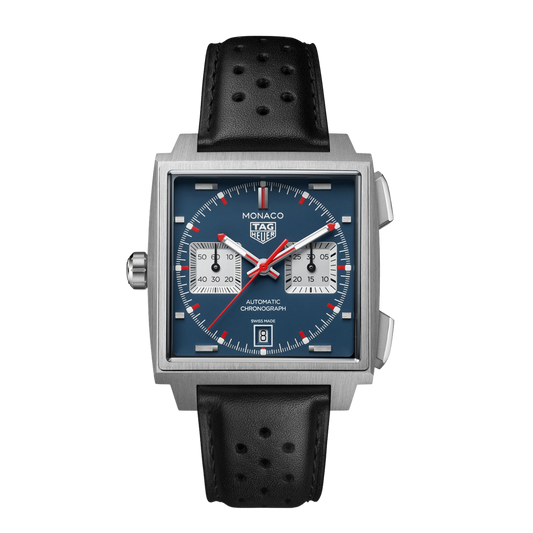 TAG Heuer Monaco Chronograph 39mm Titanium Blue Dial Watch