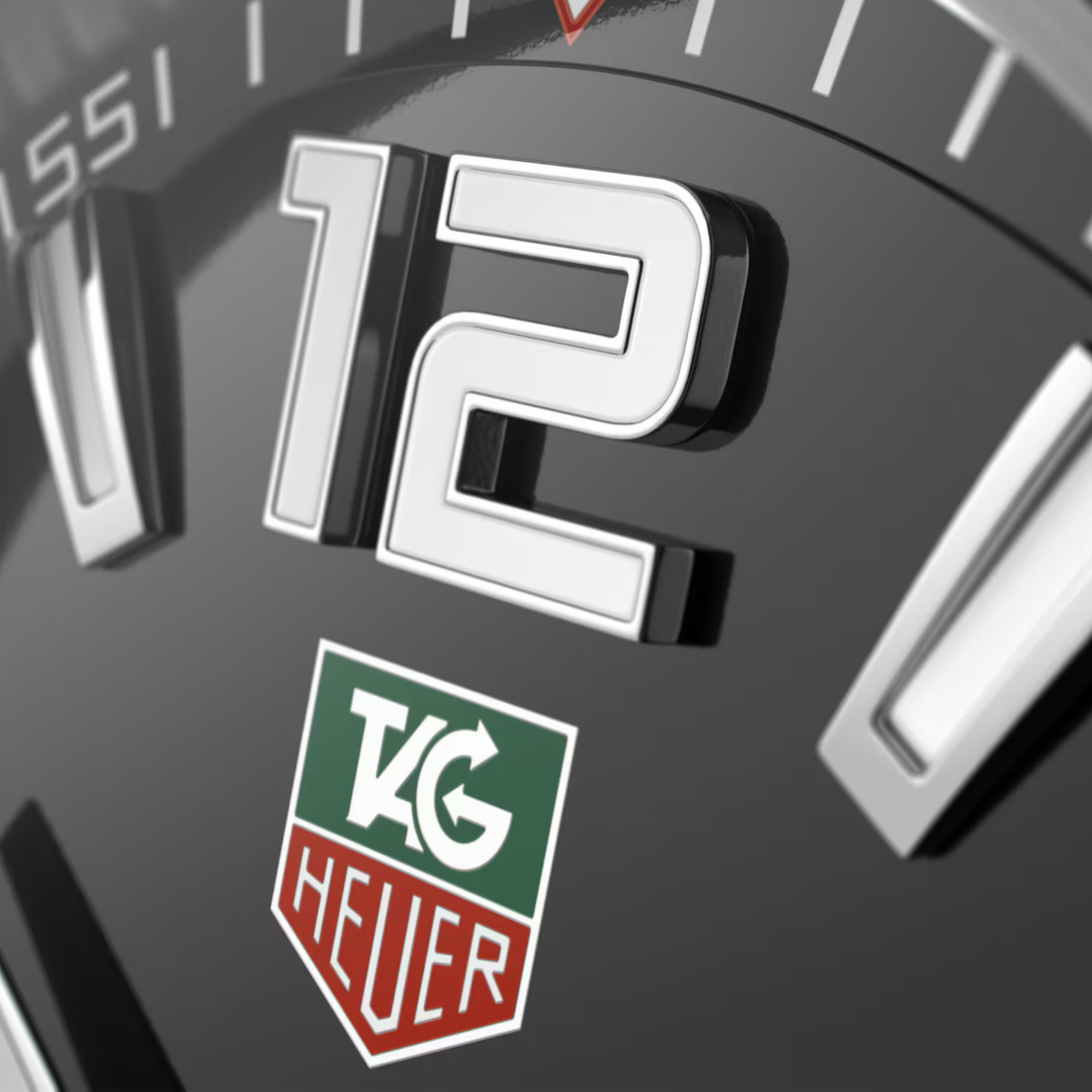 A sporty TAG Heuer Formula 1 Date combining a robust 41mm stainless steel case with a black opalin dial, rotating bezel and precise quartz movement.