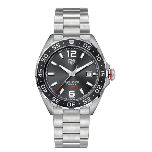 TAG Heuer Formula 1 Date 43mm Steel Grey Dial Watch