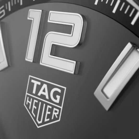 TAG Heuer Formula 1 Date 43mm Steel Grey Dial Watch Dial View 