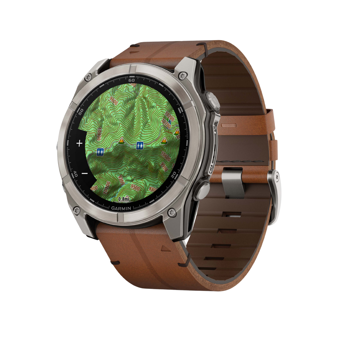 Garmin fēnix 8 Sapphire 51mm multisport smartwatch featuring a titanium bezel, 1.4-inch AMOLED touchscreen and advanced GPS navigation.